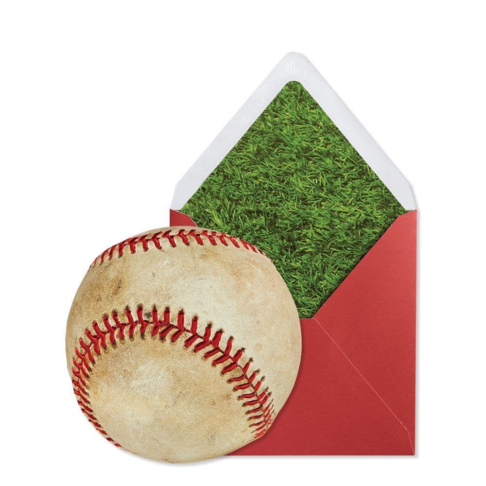 Die Cut Baseball Birthday Card Main Product  Image width="1000" height="1000"