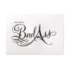 image Calligraphy Bad Ass Greeting Card 2nd Product Detail  Image width=&quot;1000&quot; height=&quot;1000&quot;