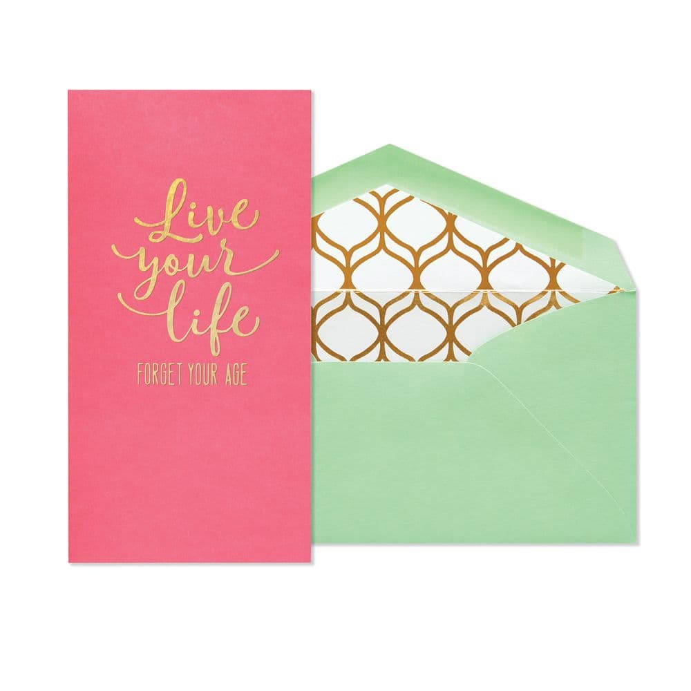 Live Your Life Greeting Card Main Product  Image width=&quot;1000&quot; height=&quot;1000&quot;