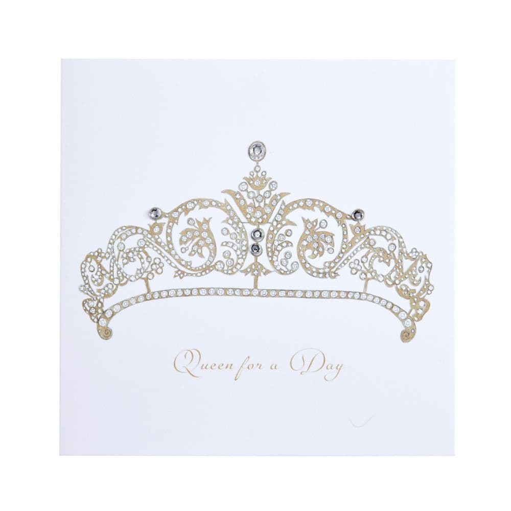 Rose Gold Tiara Greeting Card 2nd Product Detail  Image width=&quot;1000&quot; height=&quot;1000&quot;