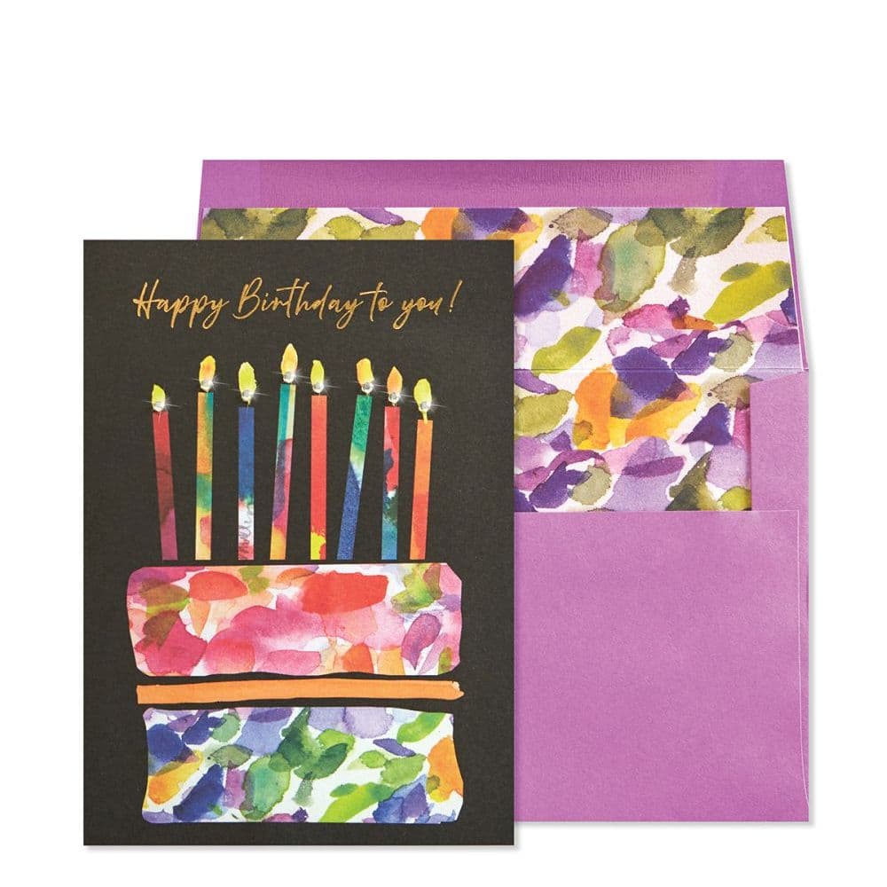 Cake On Black Birthday Card Main Product  Image width=&quot;1000&quot; height=&quot;1000&quot;