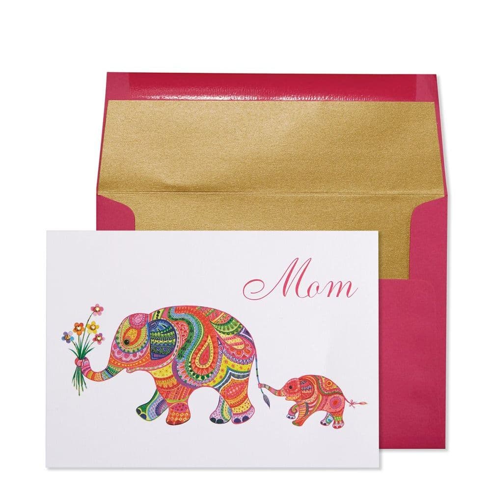 Elephant Mom Birthday Card Main Product  Image width="1000" height="1000"