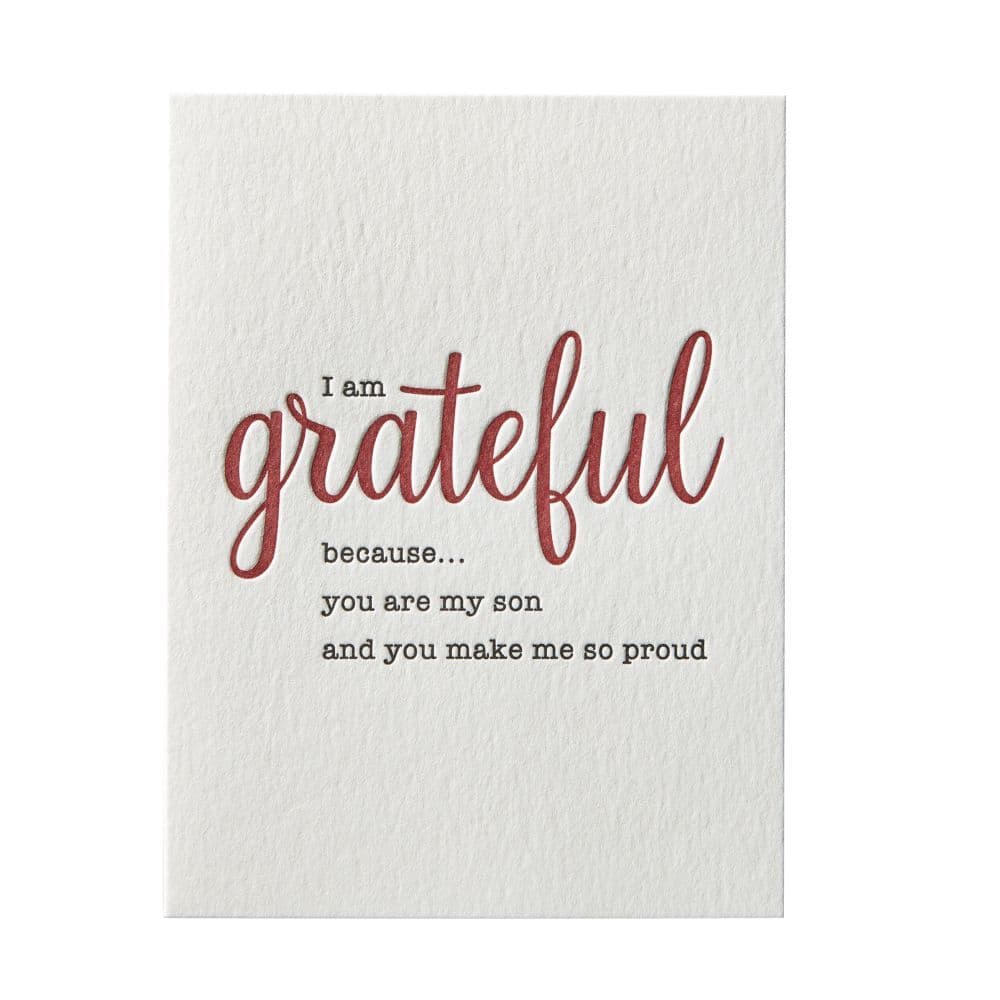 Grateful Son Greeting Card 2nd Product Detail  Image width=&quot;1000&quot; height=&quot;1000&quot;