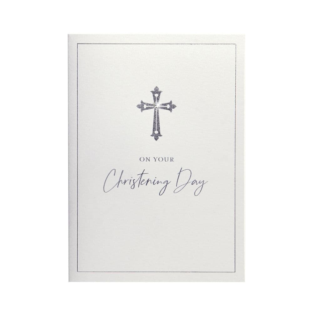 Cross Christening Greeting Card 2nd Product Detail  Image width=&quot;1000&quot; height=&quot;1000&quot;