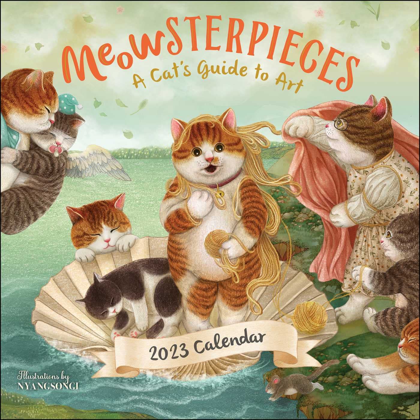 Meowsterpieces 2023 Wall Calendar - Calendars.com