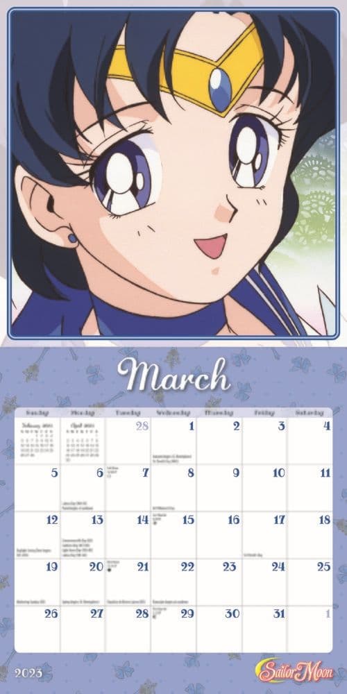 Sailor Moon 2023 Mini Wall Calendar - Calendars.com Sailor Moon 2023 Mini Wall Calendar - Calendars.com