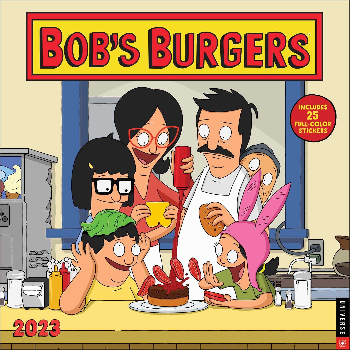 Bobs Burgers 2023 Wall Calendar Calendars Bobs Burgers 2023 Wall Calendar Calendars