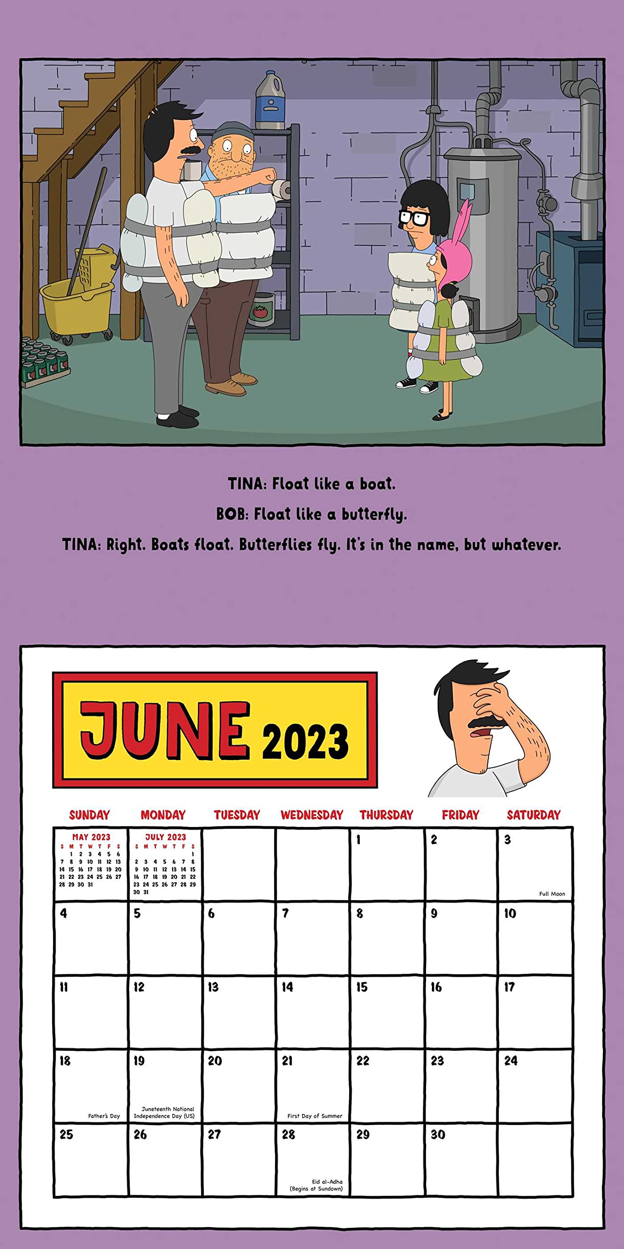 Bobs Burgers 2023 Wall Calendar - Calendars.com Bobs Burgers 2023 Wall Calendar - Calendars.com