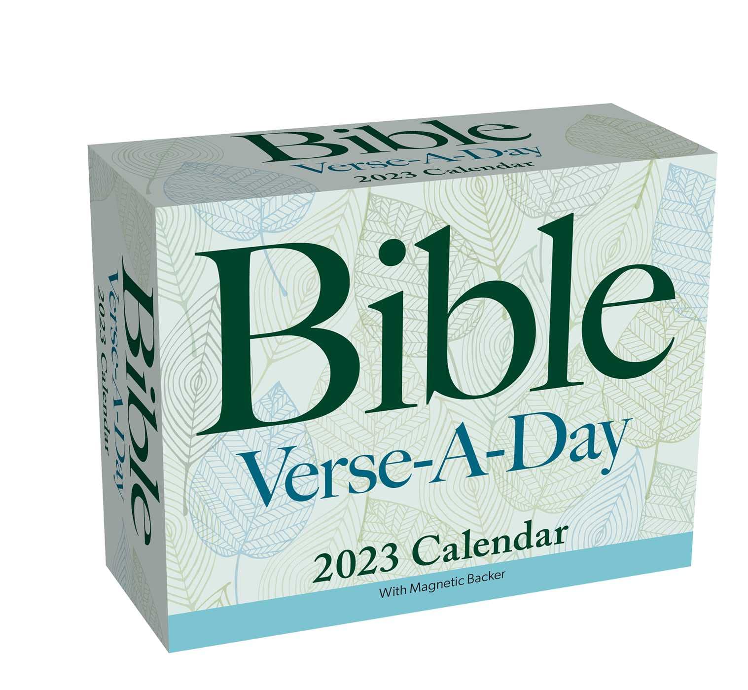 Bible Verse A Day 2023 Mini Desk Calendar - Calendars.com