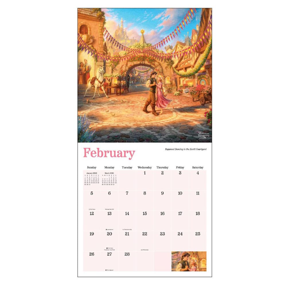 Disney Dream Kinkade 2023 Wall Calendar - Calendars.com disney-dream-kinkade-2023-wall-calendar-calendars-com