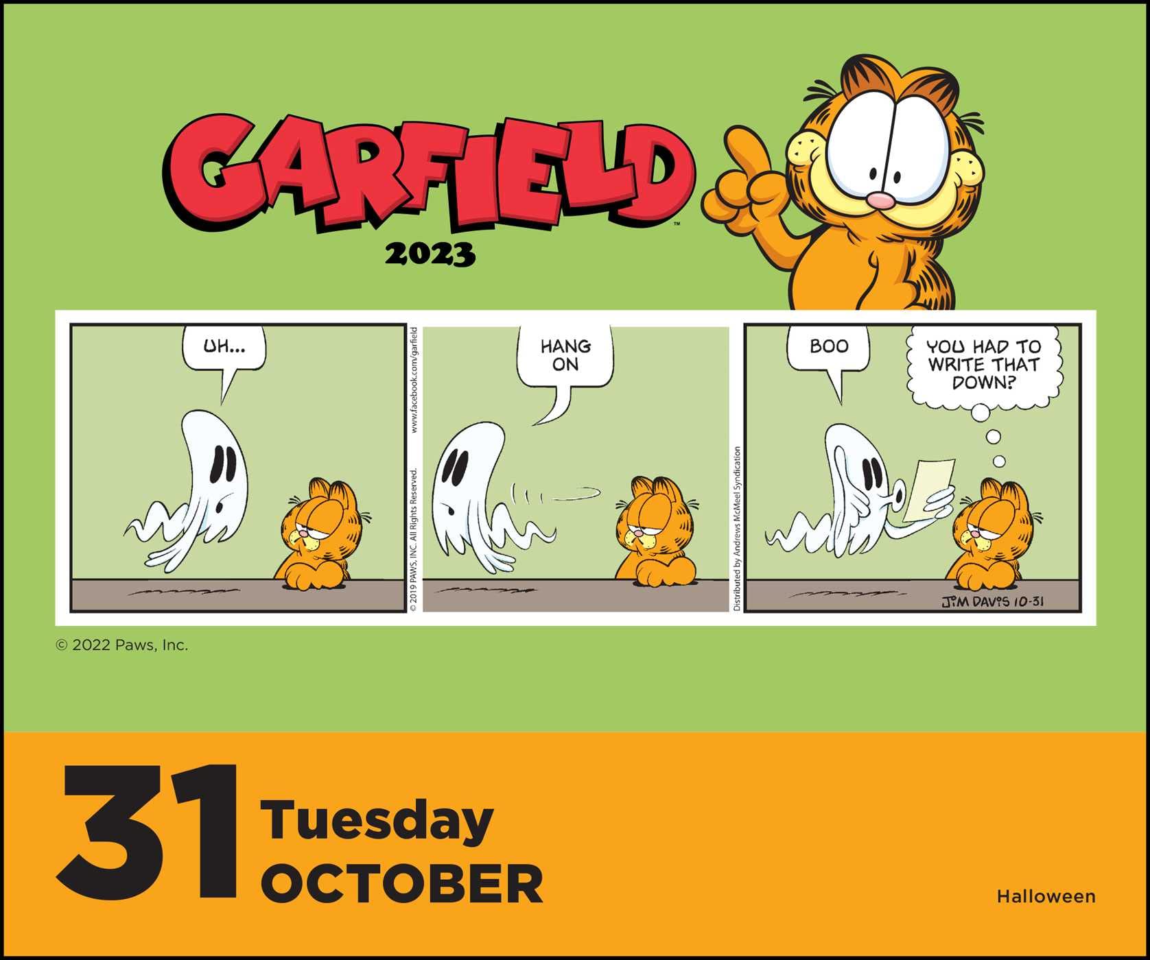 Garfield 2023 Day-to-Day Calendar - Calendars.com