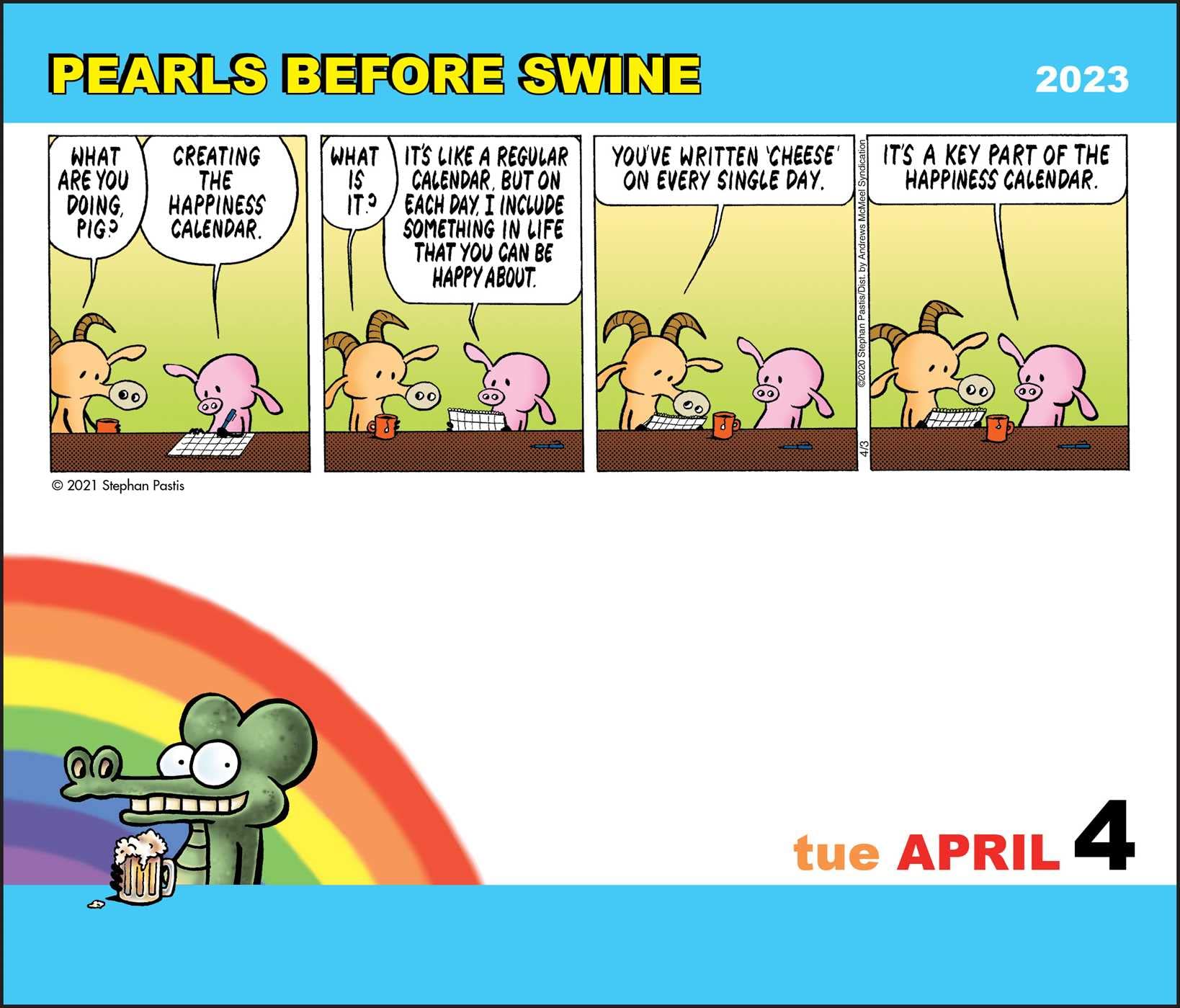 Pearls Before Swine 2023 Day-to-Day Calendar - Calendars.com Pearls Before Swine 2023 Day-to-Day Calendar - Calendars.com