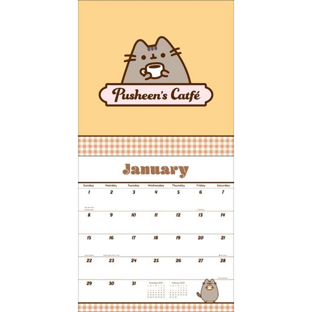 Pusheen 2023 Wall Calendar - Calendars.com