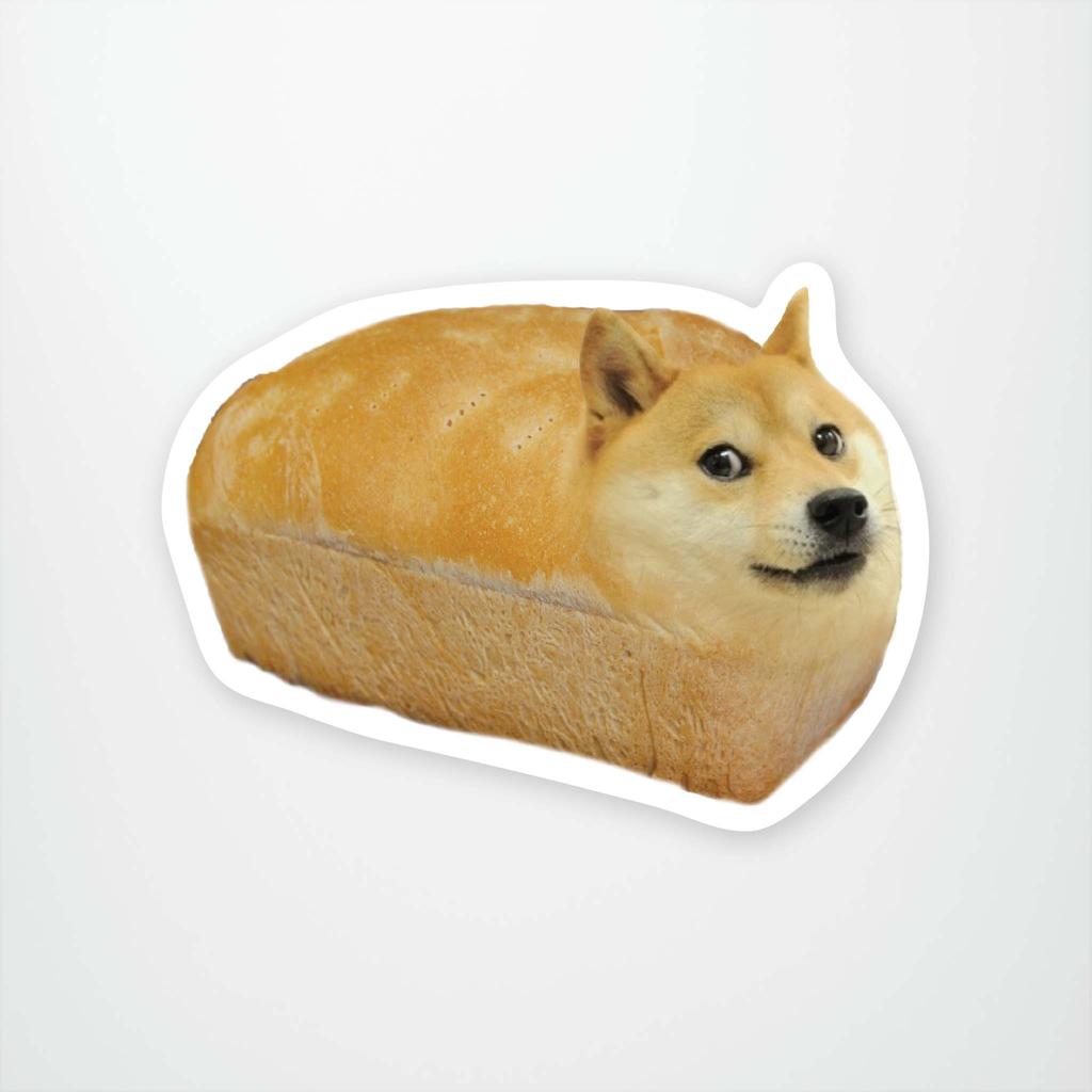 Doge Bread Sticker Main Product  Image width="1000" height="1000"