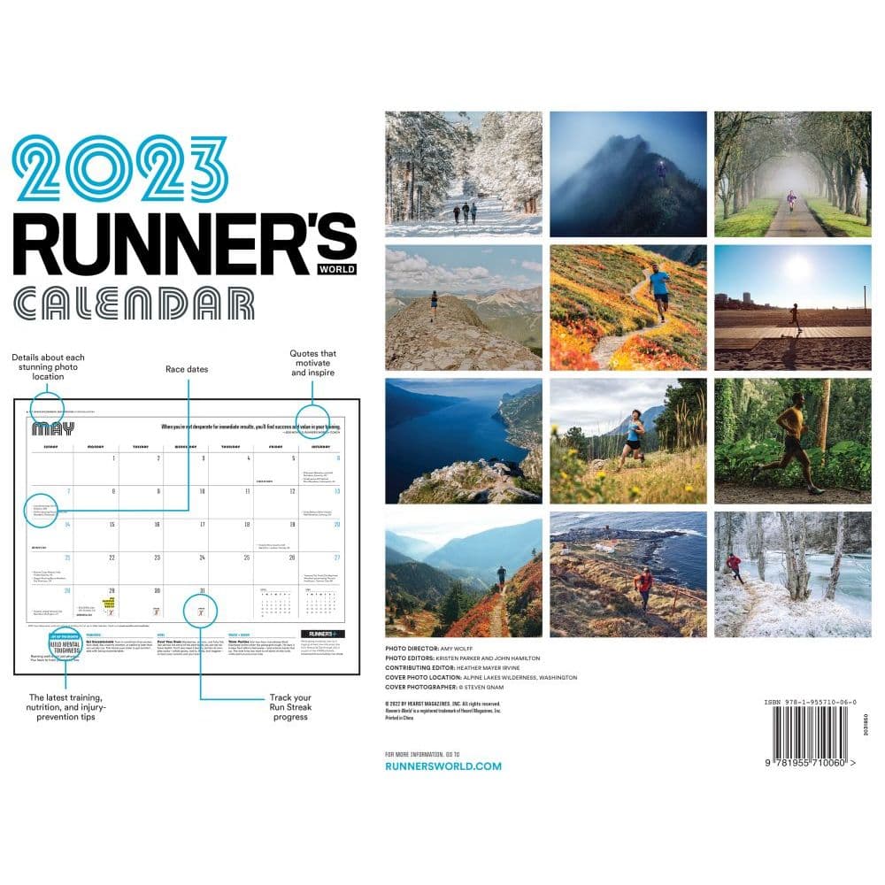 Runners World 2023 calendar - Calendars.com