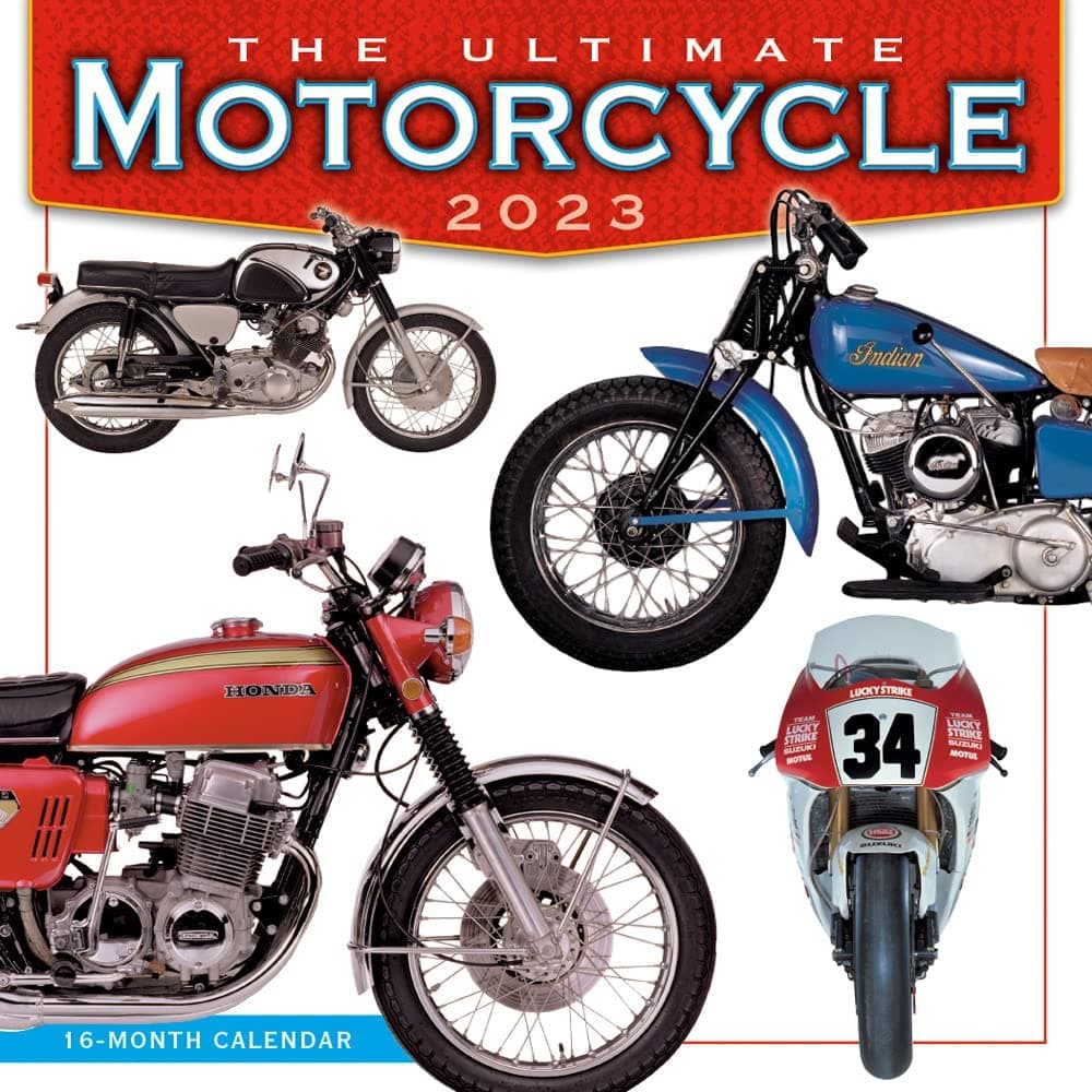Motorcycles Ultimate 2023 Wall Calendar - Calendars.com