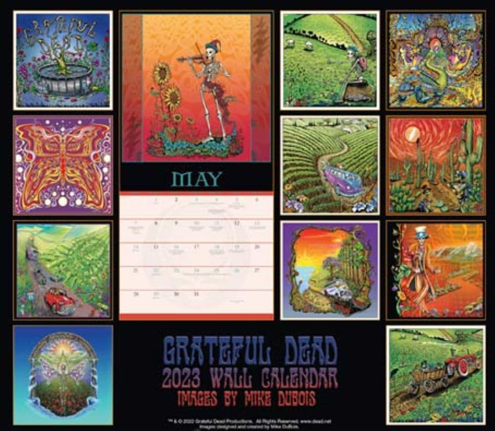 Grateful Dead 2023 Wall Calendar - Calendars.com