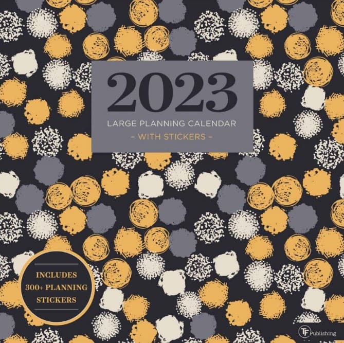 Big Grid Design 2023 Wall Calendar - Calendars.com