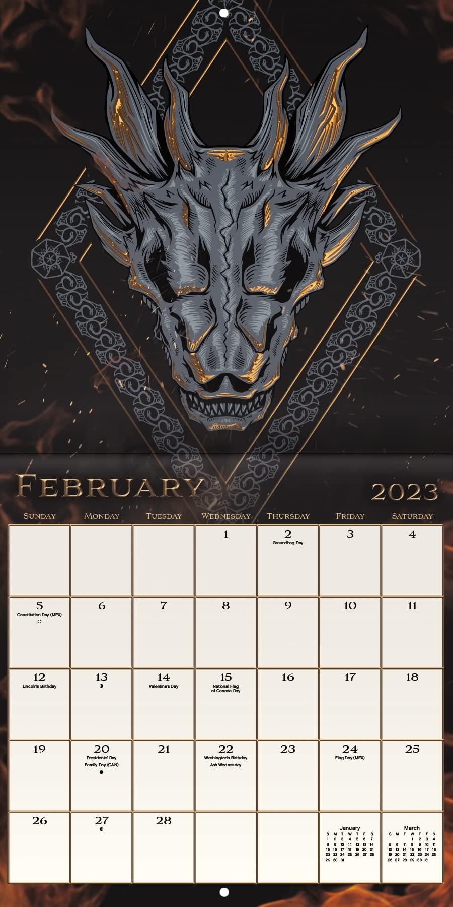 Game of Thrones Dragon 2023 Calendar - Calendars.com game-of-thrones-dragon-2023-calendar-calendars-com