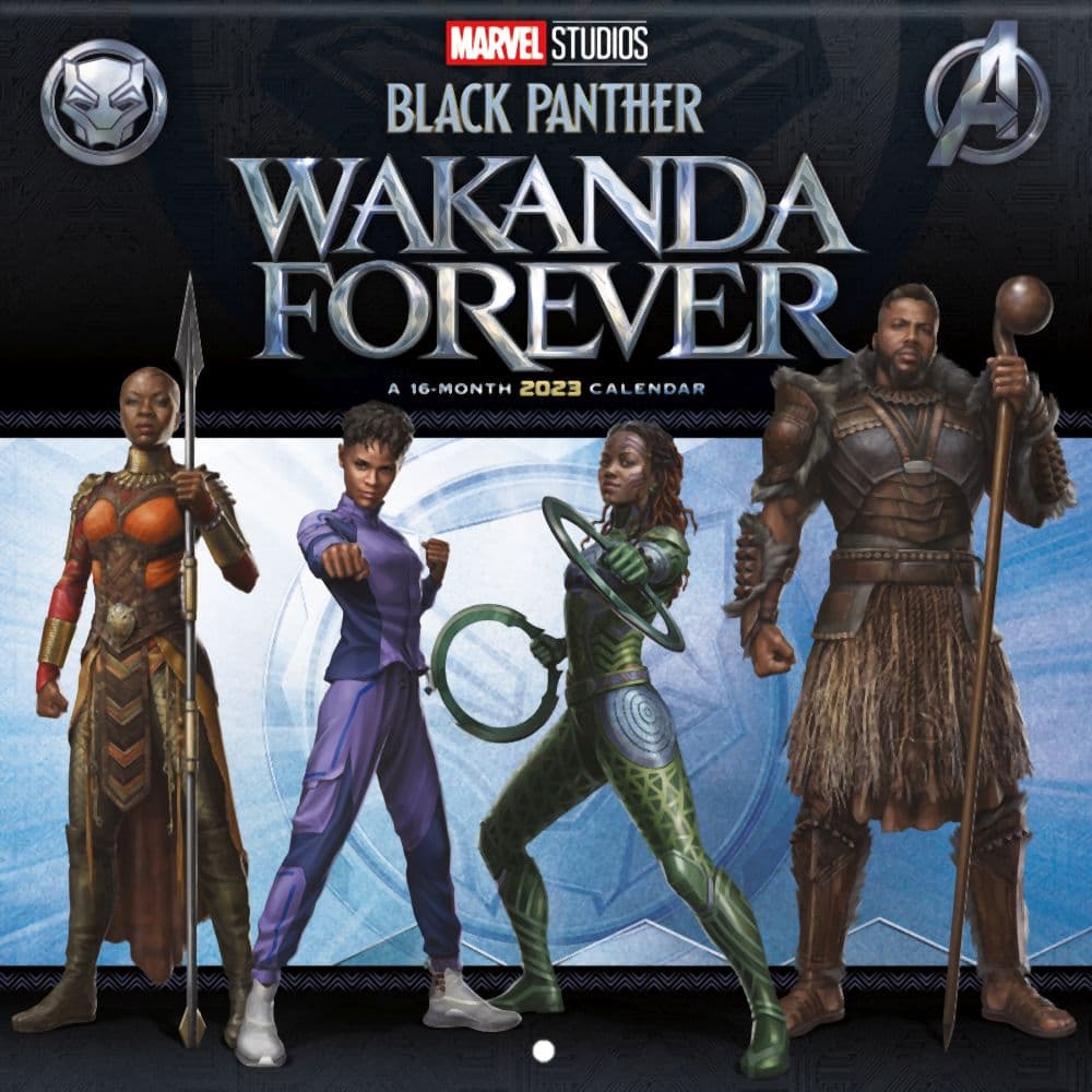 Black Panther 2 Wakanda 2023 Wall Calendar
