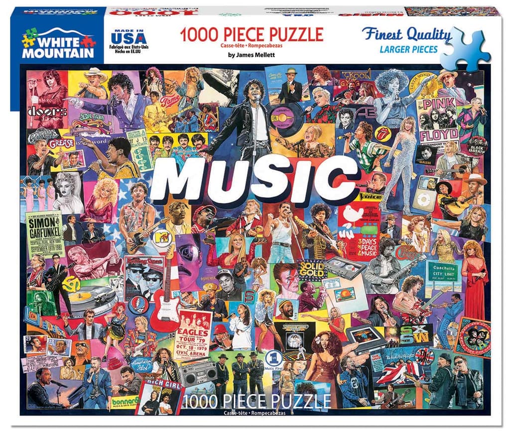 Music 1000 Piece Puzzle Image of Box width=&quot;1000&quot; height=&quot;1000&quot;