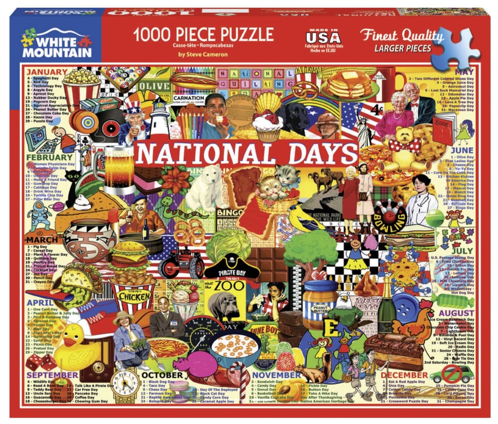 National Days 1000 Piece Puzzle Box  Image width=&quot;1000&quot; height=&quot;1000&quot;