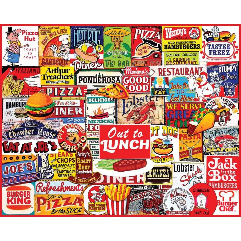 image Out To Lunch 1000 Piece Puzzle Main Product  Image width=&quot;1000&quot; height=&quot;1000&quot;