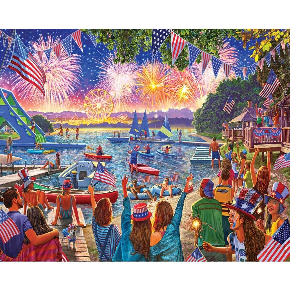 image 4th Fireworks 1000 Piece Puzzle Main Product  Image width=&quot;1000&quot; height=&quot;1000&quot;