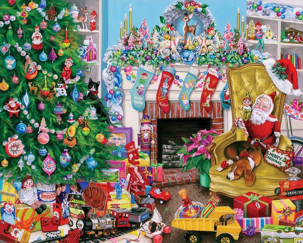 Christmas Toys 1000 Piece Puzzle finished width="1000" height="1000"