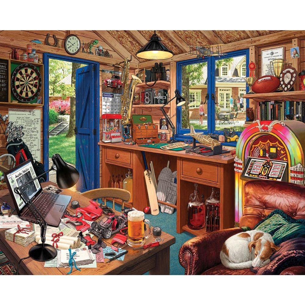 image Dads Hideaway 1000 Piece Puzzle Main Product  Image width=&quot;1000&quot; height=&quot;1000&quot;