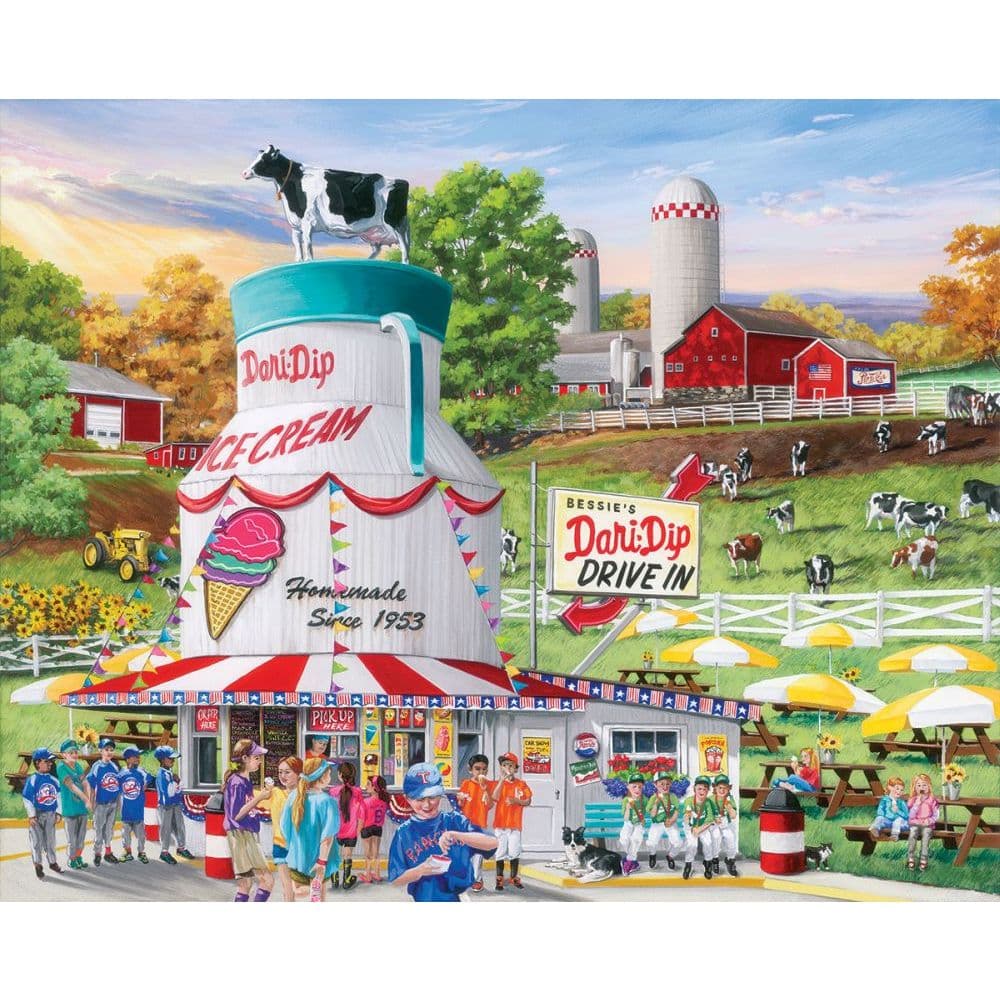 image Dairy Bar 1000 Piece Puzzle Main Product  Image width=&quot;1000&quot; height=&quot;1000&quot;