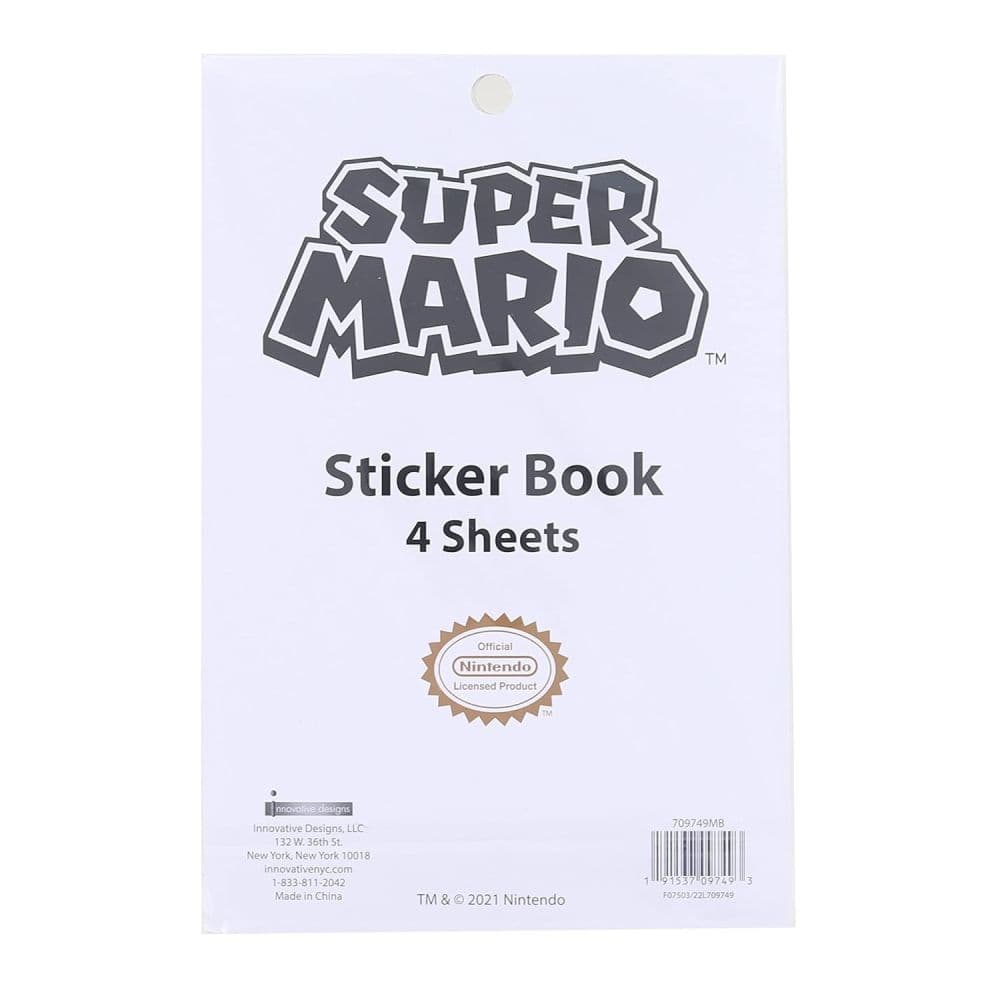 Super Mario 4 Sheet Sticker Book First Alternate Image