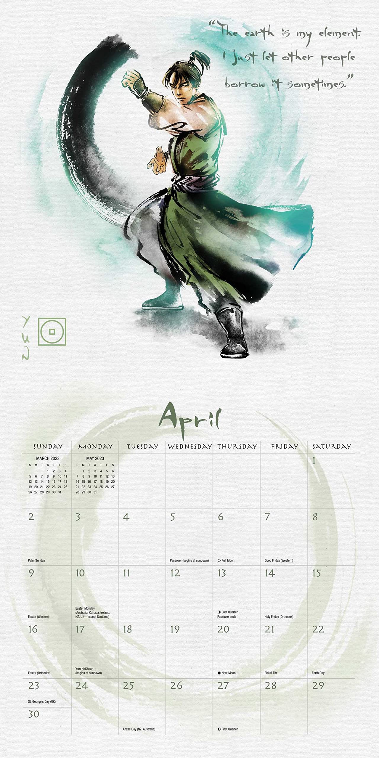 Avatar The Last Airbender Calendar - Calendars.com
