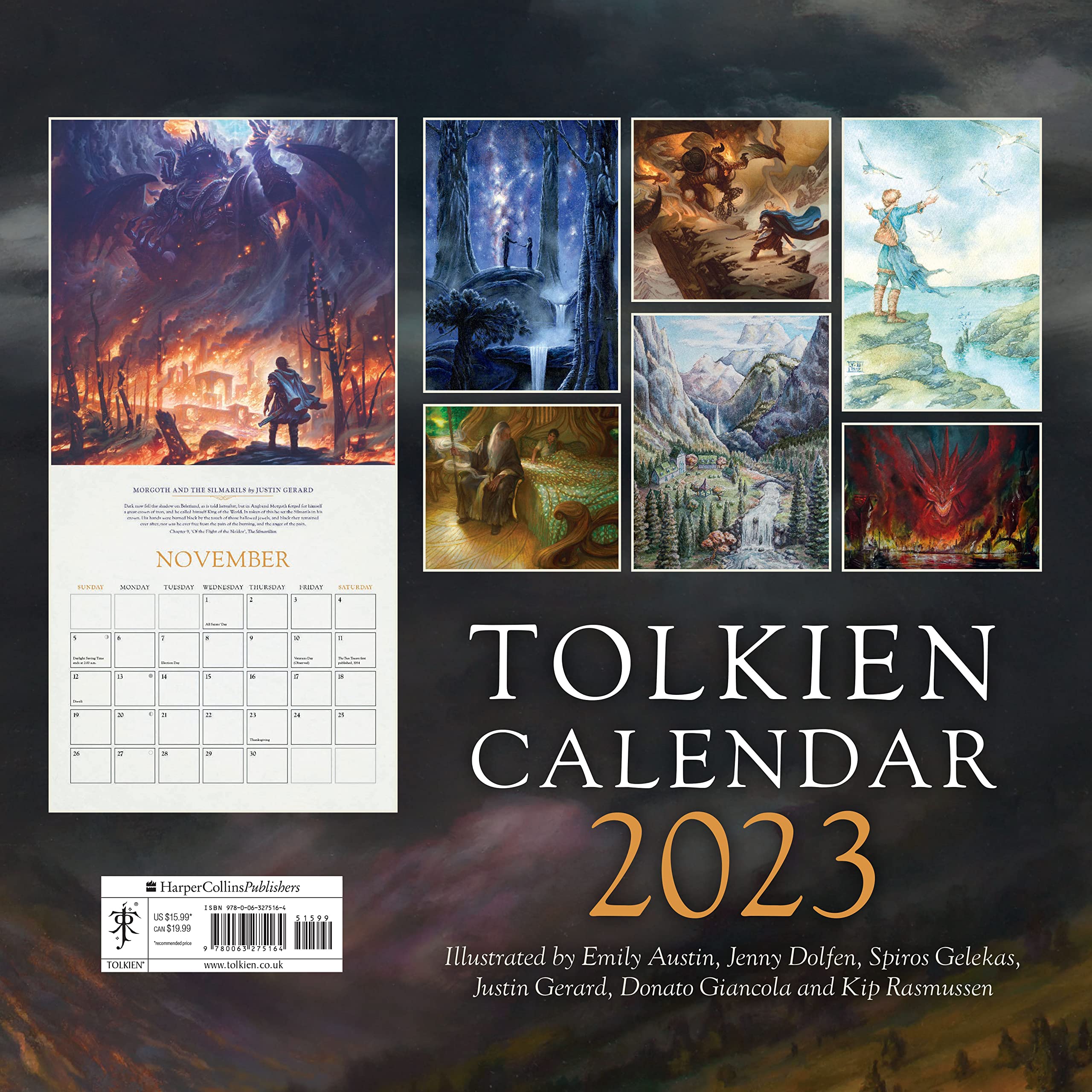 Tolkien 2023 Wall Calendar - Calendars.com Tolkien 2023 Wall Calendar - Calendars.com