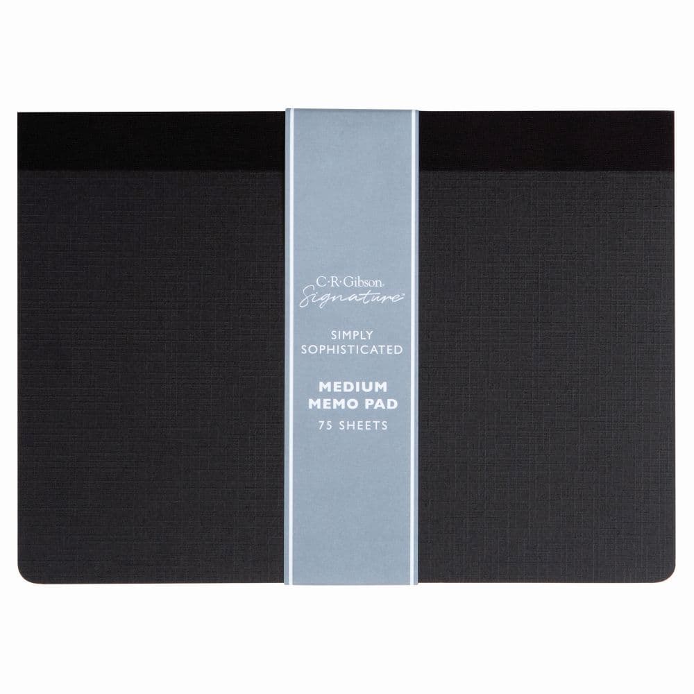 Black Medium Memo Pad Main Product  Image width="1000" height="1000"