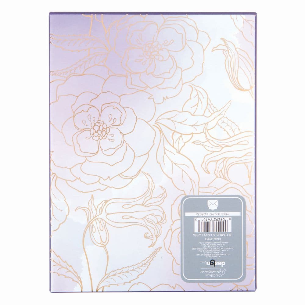 Purple Folded Boxed Cards Set 2nd Product Detail  Image width="1000" height="1000"