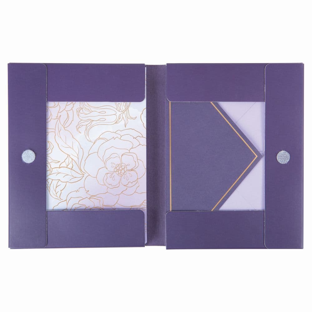 Purple Folded Boxed Cards Set 3rd Product Detail  Image width="1000" height="1000"