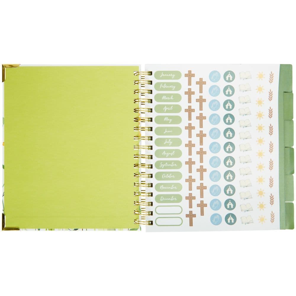 Floral Religious Undated Planner 3rd Product Detail  Image width=&quot;1000&quot; height=&quot;1000&quot;
