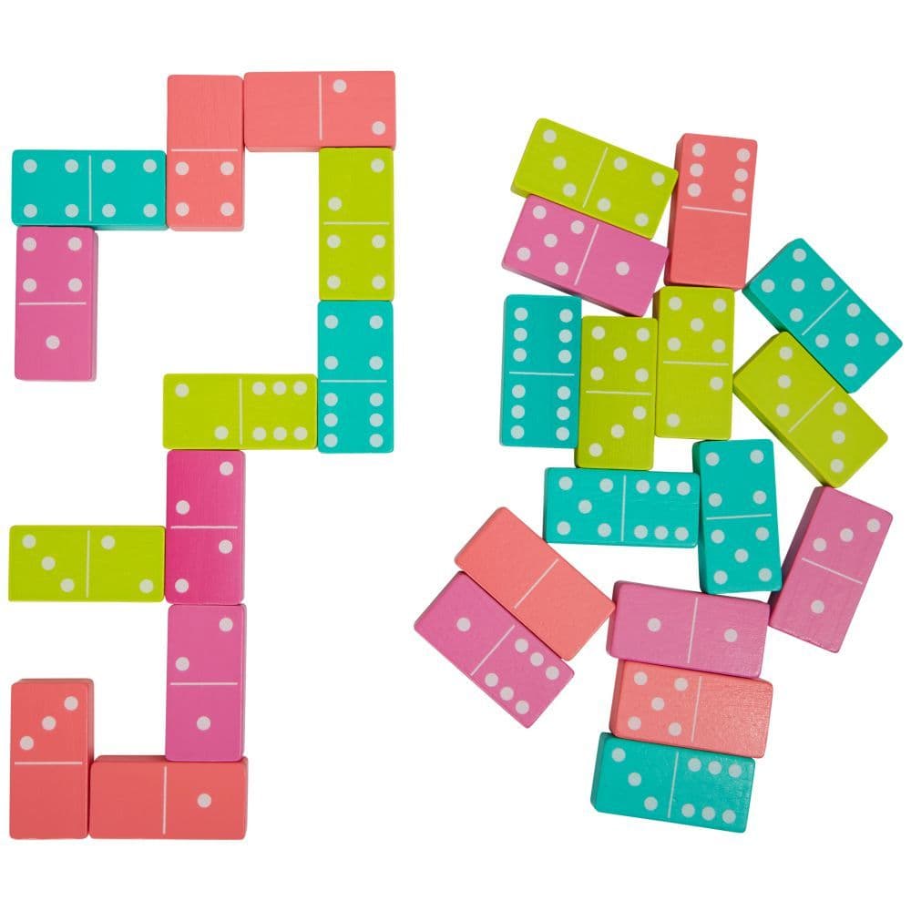 Rainbow Double Six Dominoes Game 3rd Product Detail  Image width=&quot;1000&quot; height=&quot;1000&quot;