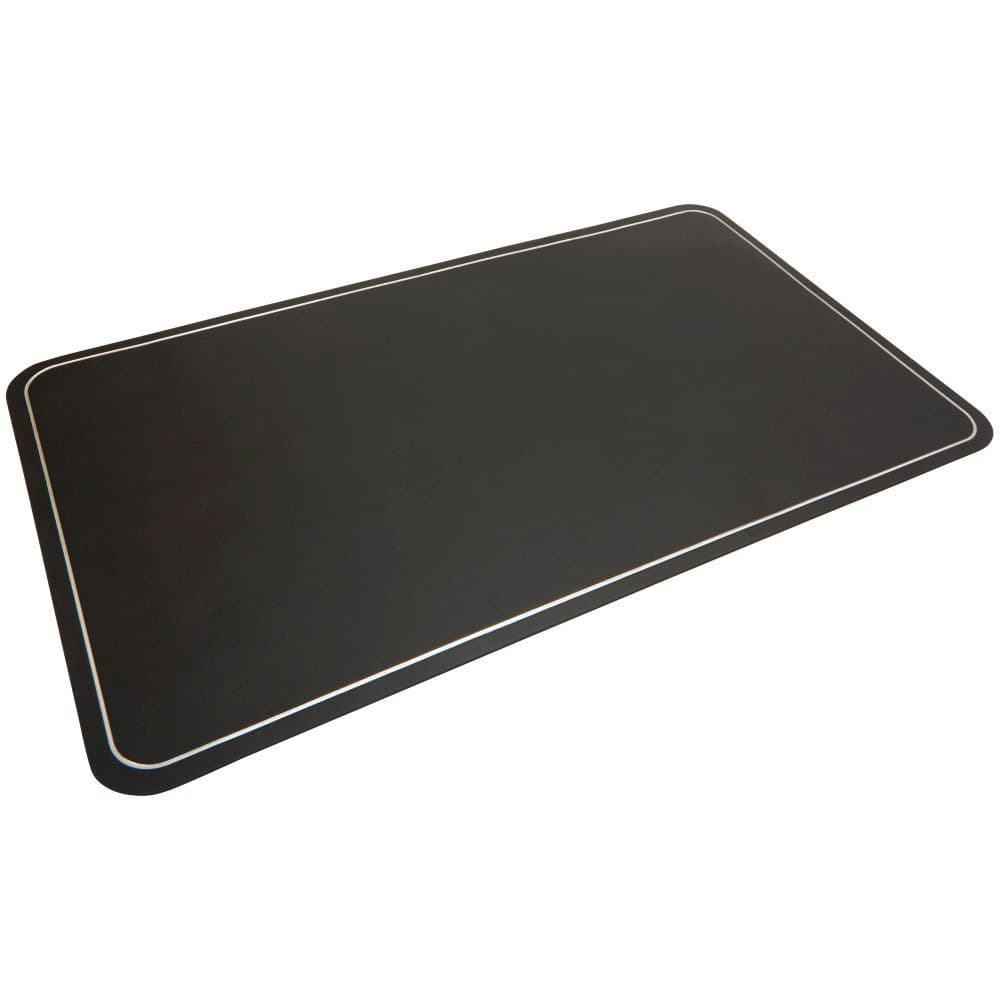 Black Desk Leatherette Desk Pad 3rd Product Detail  Image width="1000" height="1000"