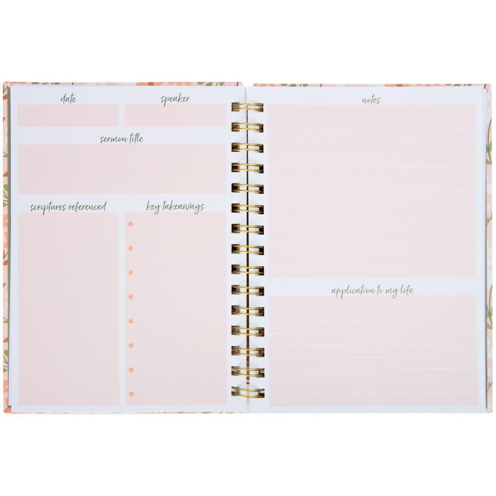 Floral Church Spiral Notebook 4th Product Detail  Image width="1000" height="1000"