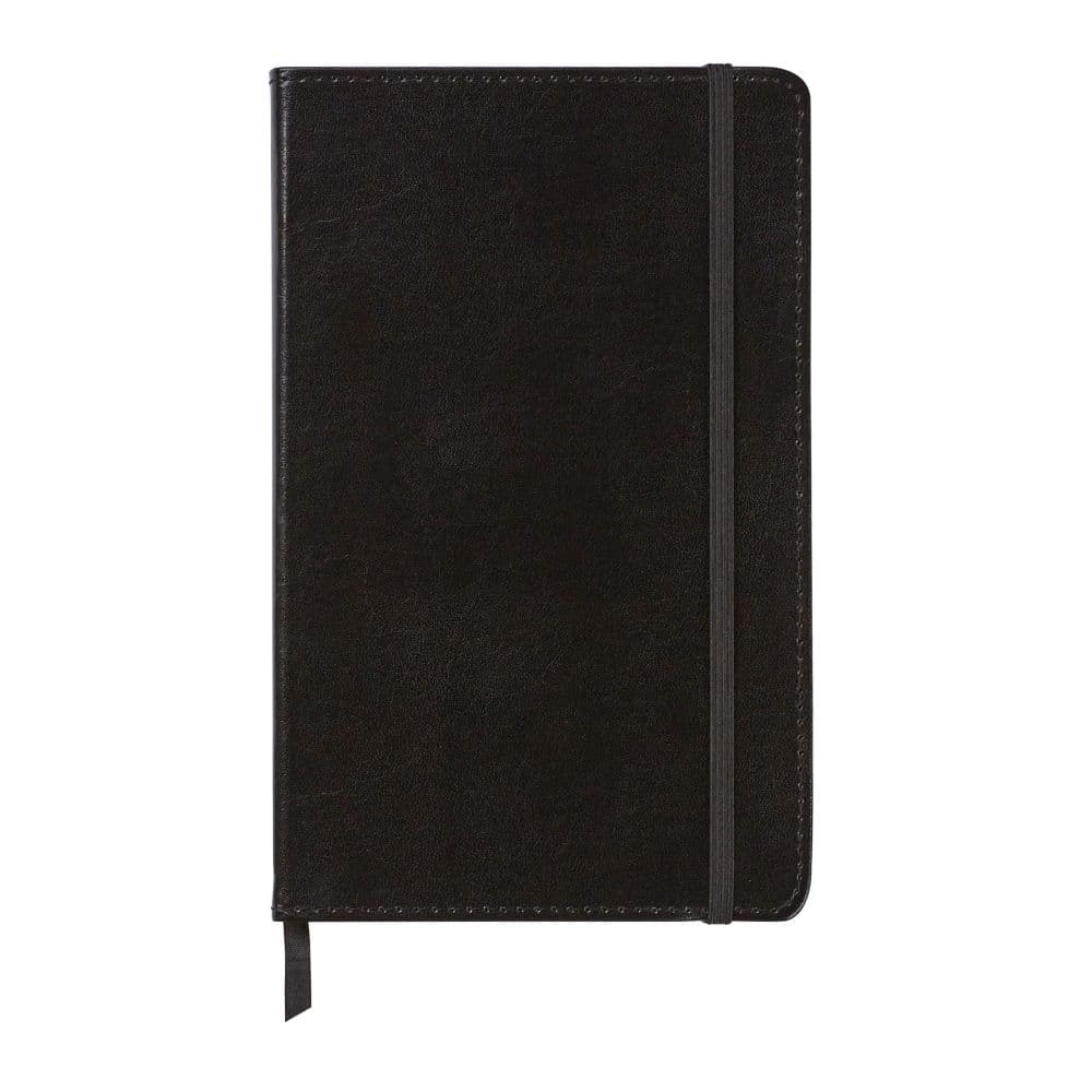 Black Small Bonded Leather Journal - Calendars.com