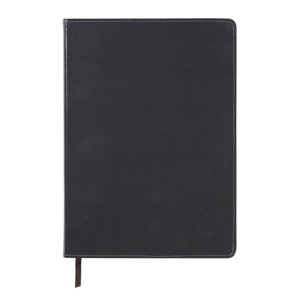 Charcoal Jumbo Bonded Leather Journal - Calendars.com