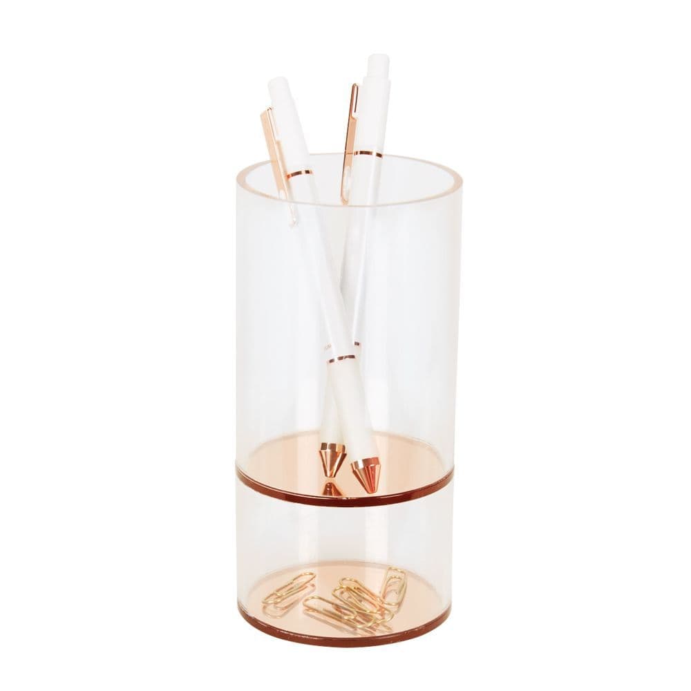 Rose Gold Pencil Cup 2nd Product Detail  Image width="1000" height="1000"