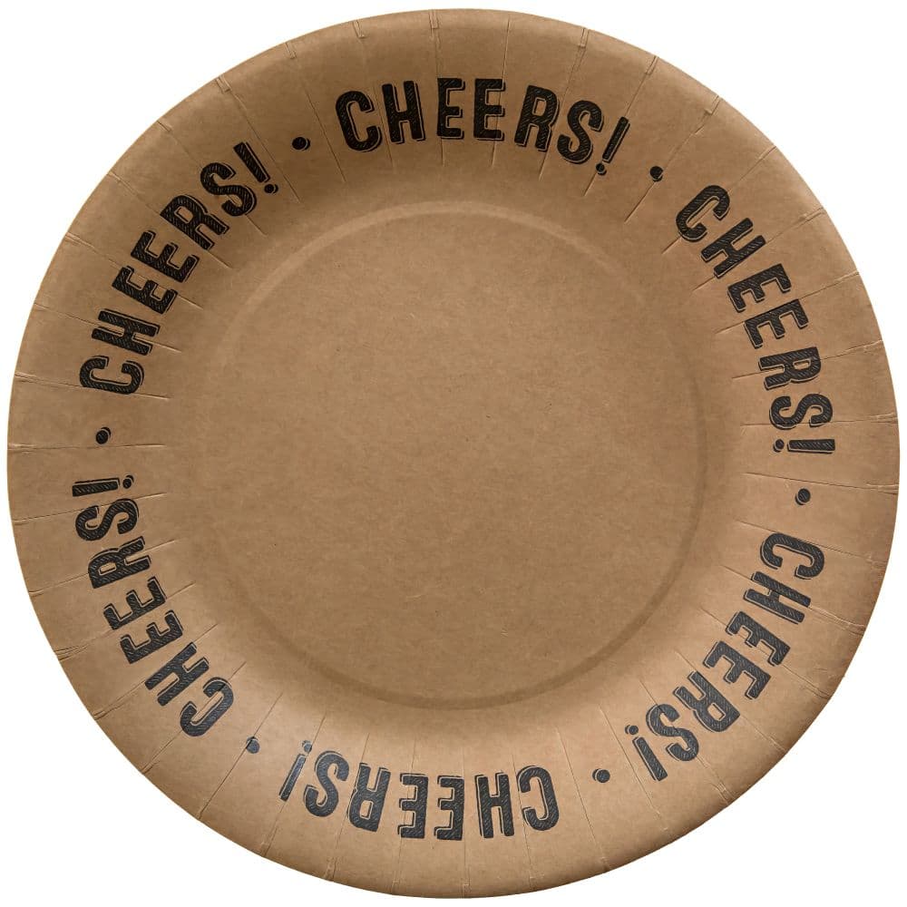 Cheers Paper Tableware Dinner Plate