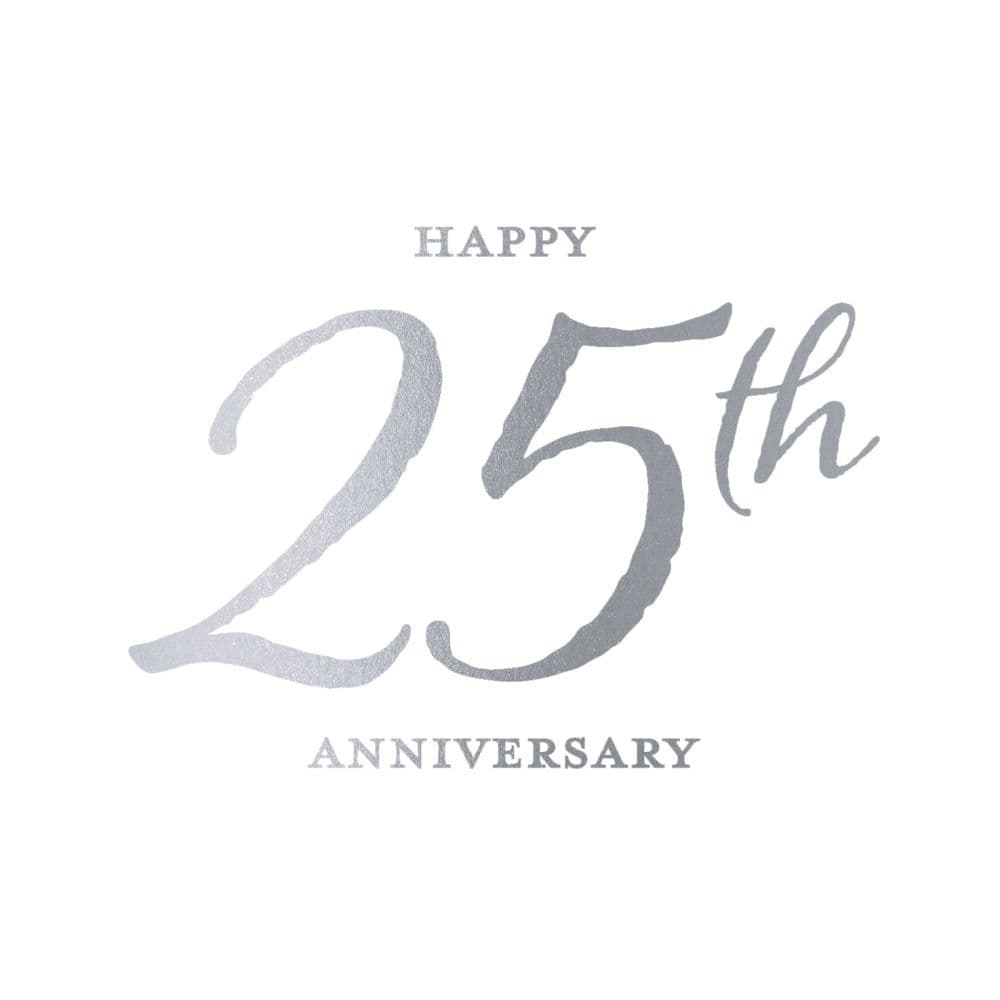 25th Anniversary Beverage Napkins 2nd  Image width=&quot;1000&quot; height=&quot;1000&quot;