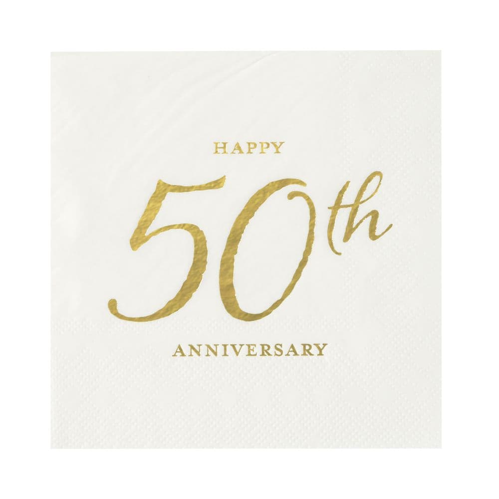 image 50th Anniversary Beverage Napkins
main  Image width=&quot;1000&quot; height=&quot;1000&quot;