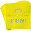 image Here Comes the Fun Beverage Napkins
2nd  Image width=&quot;1000&quot; height=&quot;1000&quot;