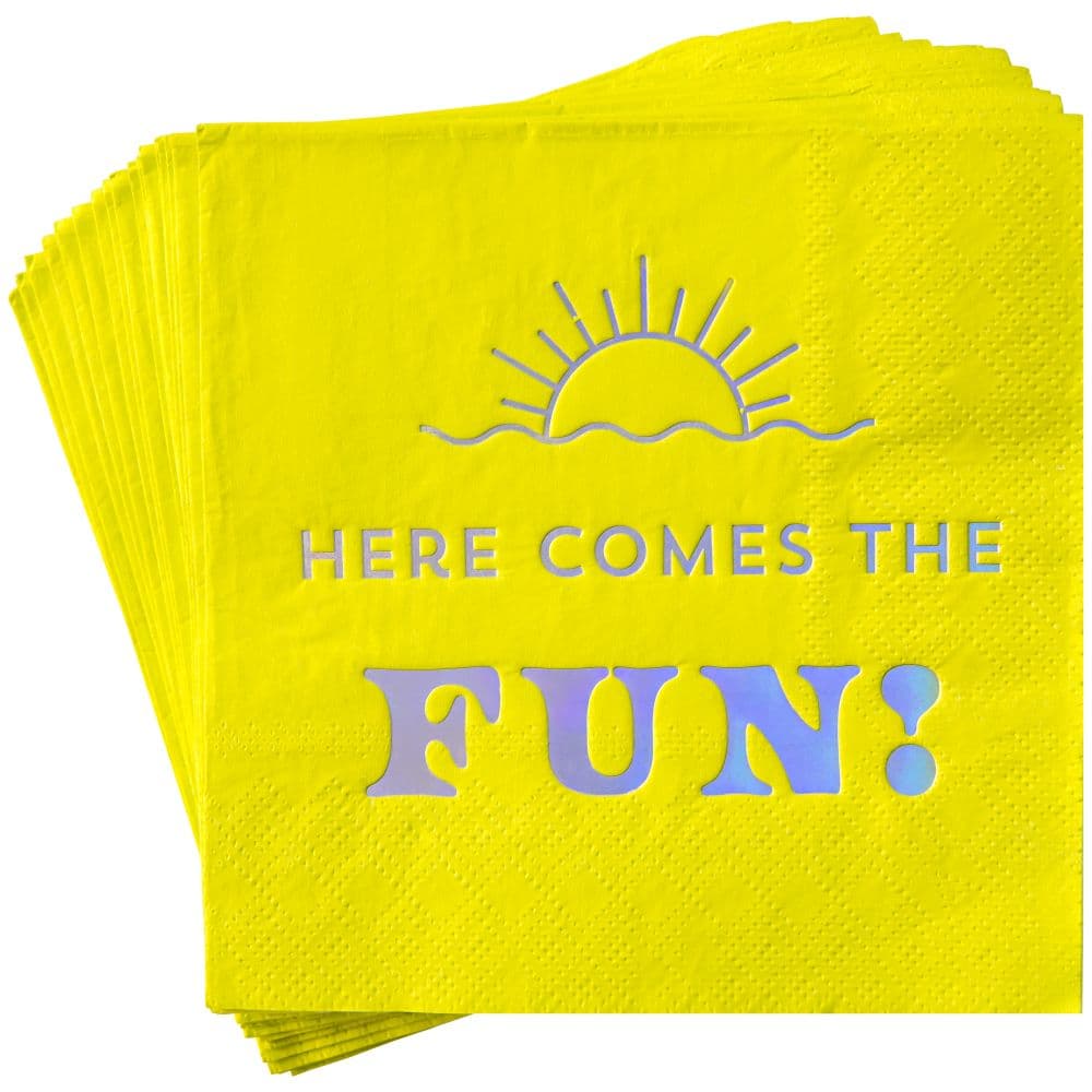 Here Comes the Fun Beverage Napkins
2nd  Image width=&quot;1000&quot; height=&quot;1000&quot;