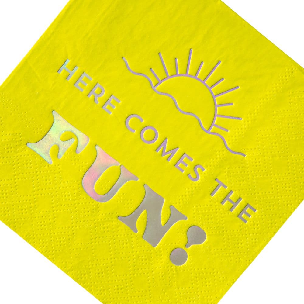 Here Comes the Fun Beverage Napkins
3rd  Image width="1000" height="1000"